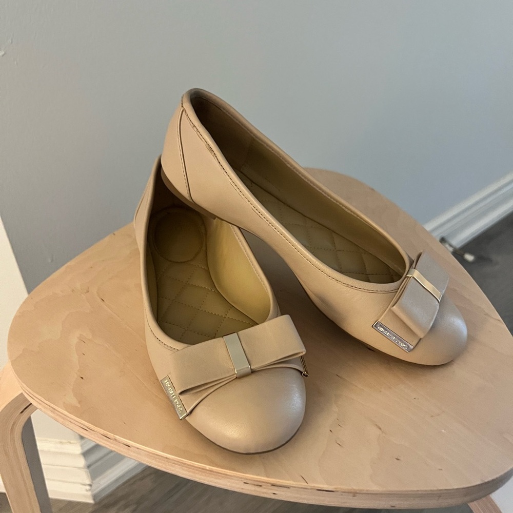 Michael Kors Lillie Ballet Flats – Nude Beige Size 6.5